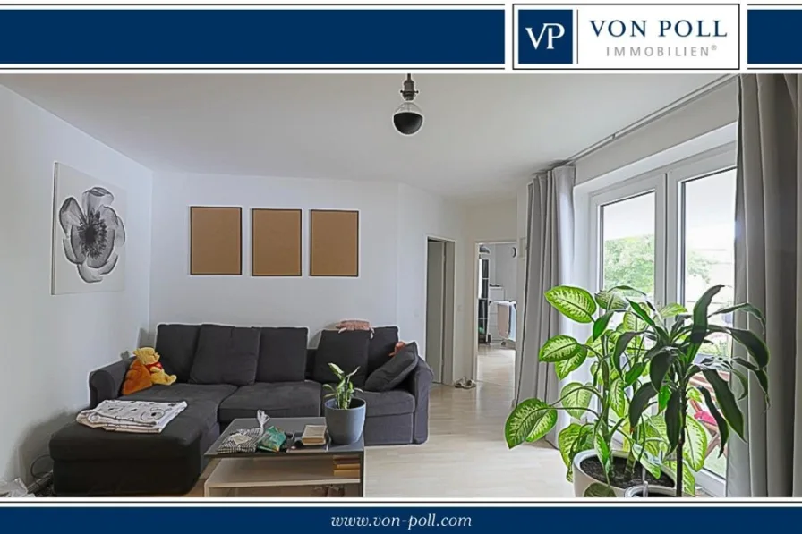 Von Poll Immobilien - Wohnung kaufen in Düsseldorf / Oberkassel - Großzügige 3 Zimmerwohnung in gefragter Lage von Düsseldorf - Oberkassel