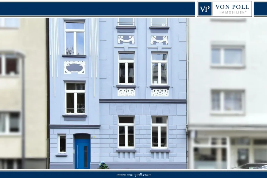 Titelbild - Haus kaufen in Essen - Altbauliebe - JugendstilAttraktives Stadthaus im Mädchenviertel