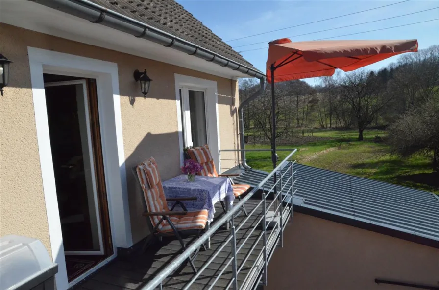 Balkon von Küche aus