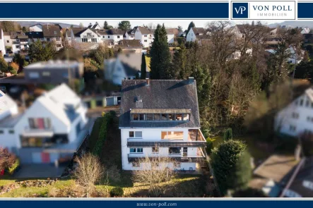 Hausansicht - Haus kaufen in Koblenz / Karthause - 3-Familienhaus in Blicklage über Koblenz mit Ausbaupotential