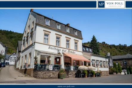 Hotelansicht - Gastgewerbe/Hotel kaufen in Hatzenport - Hotel mit Gaststätte in traumhafter Mosellage