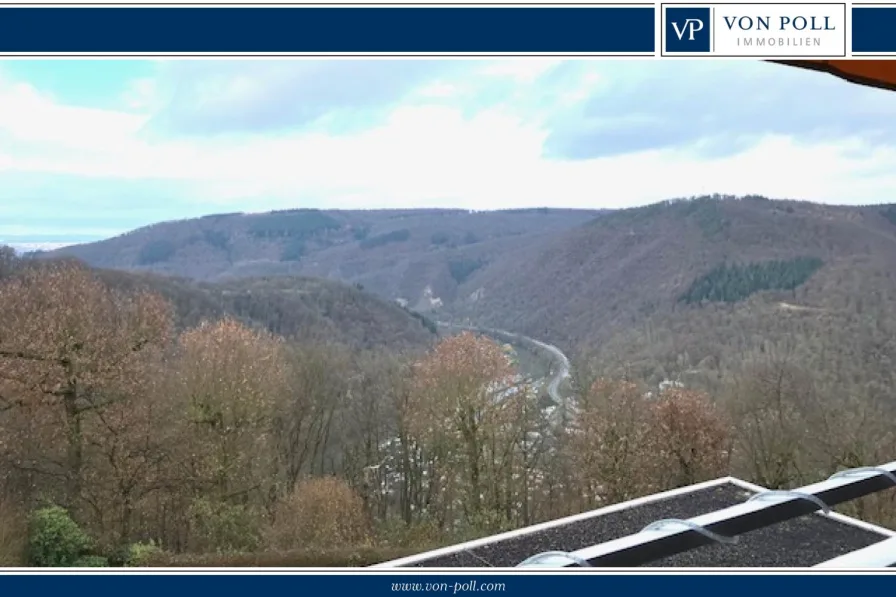  Ausblick Loggia - Wohnung kaufen in Lahnstein - Eigentumswohnung in Lahnstein mit Fernblick