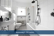 1.OG rechts - Badezimmer