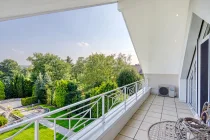 Balkon im Dachgeschoss