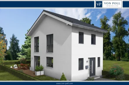 Titelbild - Haus kaufen in Wesseling / Urfeld - Modernes Wohnen in hochwertiger Doppelhaushälfte – Neubauprojekt direkt am Rhein