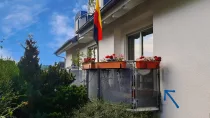 Südseite mit Balkon