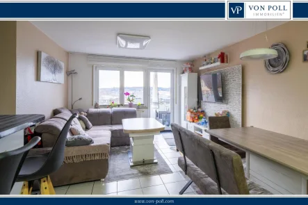 VON POLL IMMOBILIEN VS - Wohnung kaufen in Villingen-Schwenningen - Stadtglück mit Aussicht: Wohnen in sonnenverwöhnter 4-Zimmer-Oase in Villingen!