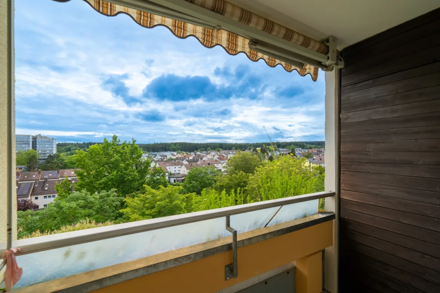 Balkon mit herrlicher Fernsicht