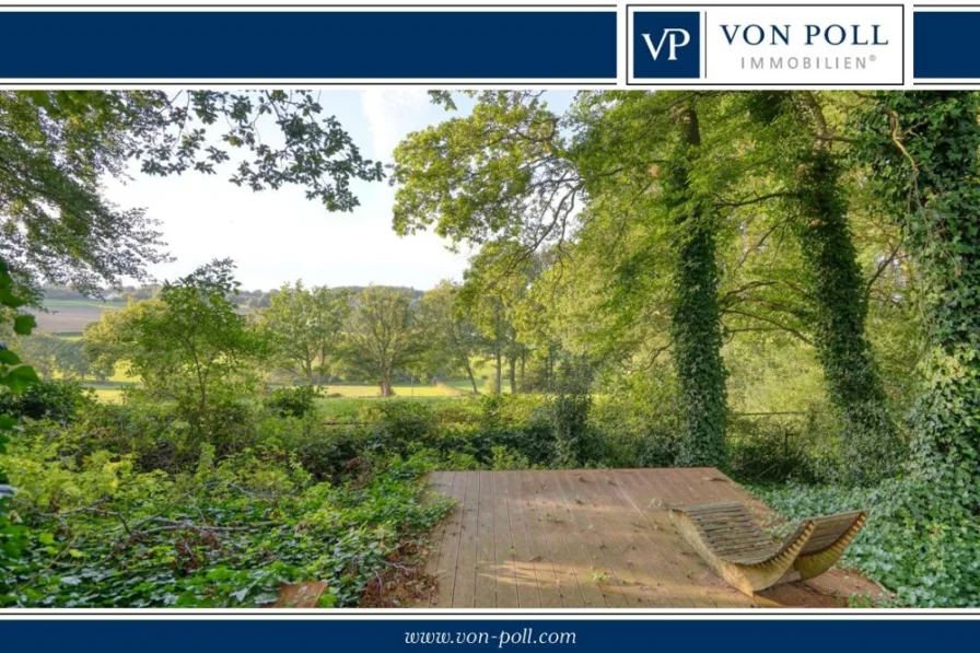 Aussicht in die Umgebung - Haus kaufen in Witten - Großzügiges Landhaus in idyllischer Lage in Witten-Bommerholz