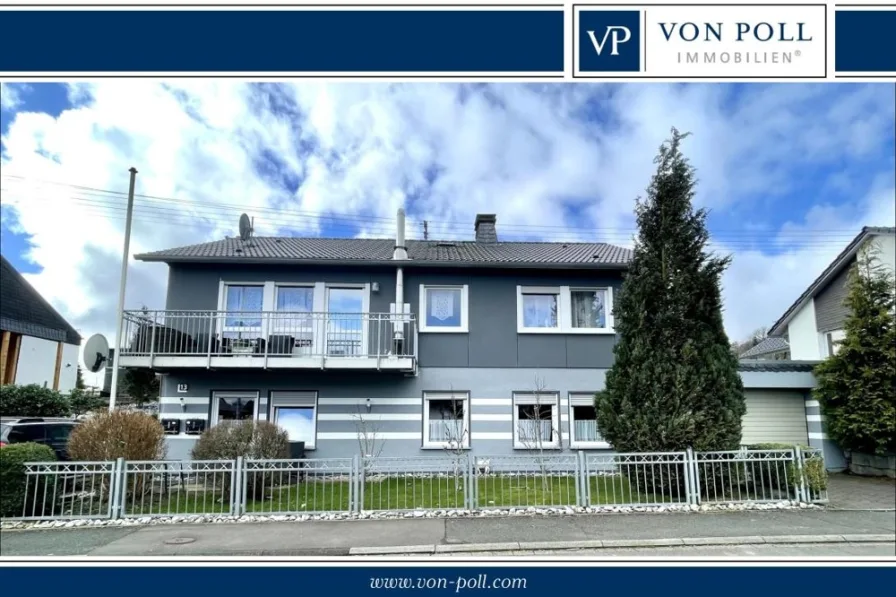 Titel Web - Haus kaufen in Kirchhundem / Rahrbach - Einfamilienhaus mit Einliegerwohnung und schönem Blick