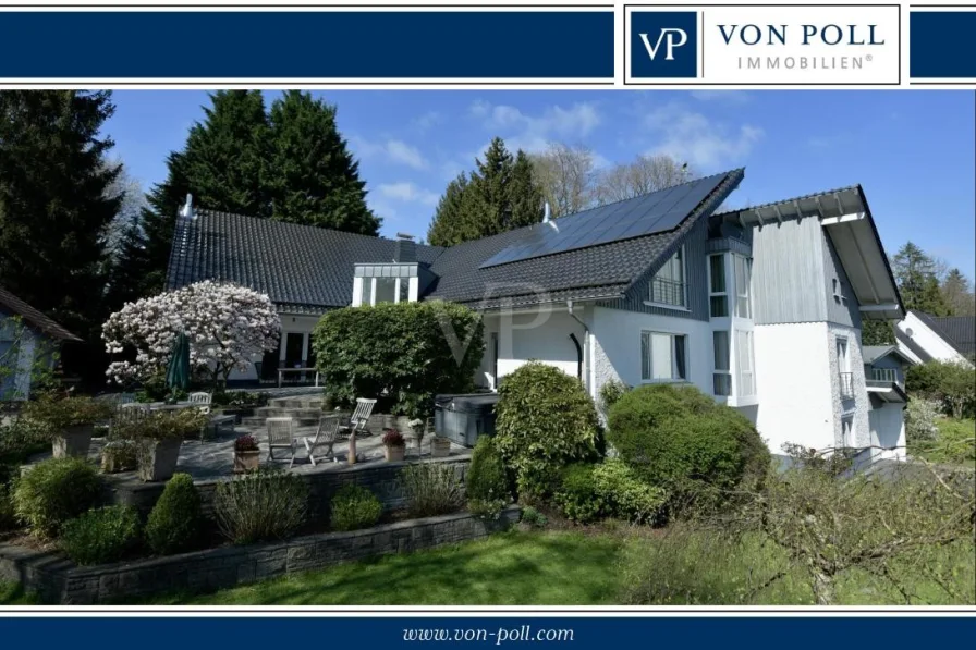  - Haus kaufen in Wiehl - Traumhaftes Architektenhaus mit Einliegerwohnung/Homeoffice im Bergischen!