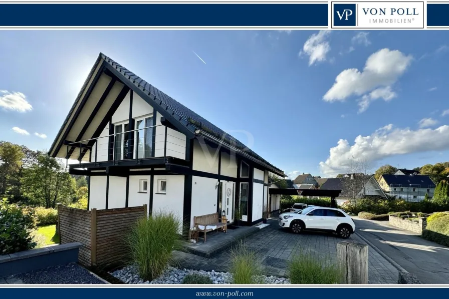 Titelbild VP - Haus kaufen in Nümbrecht - Freistehendes Einfamilienhaus mit unverbaubarer Aussicht und viel Platz