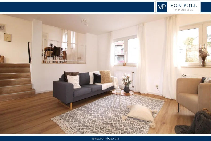 Titelbild - Wohnung kaufen in Lindenfels - Renovierte Maisonette-Einheit mit Stadthauscharakter!