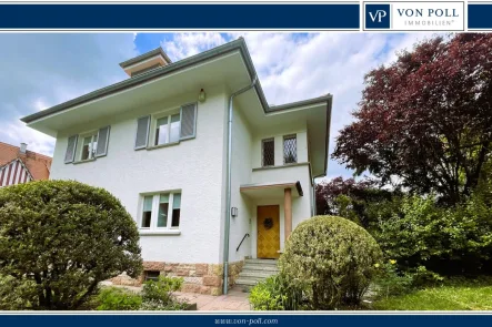Titelbild - Haus mieten in Bensheim / Auerbach - Top sanierte Villa in bester Lage von Bensheim!