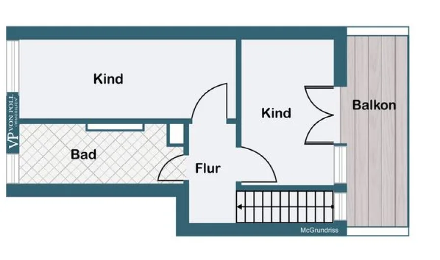 Grundriss 2 Obergeschoss