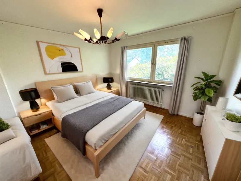 Homestaging Schlafzimmer rechte Wohnung