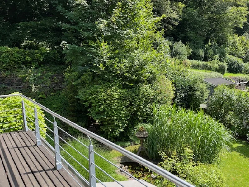 Blick vom Balkon Einliegerwohnung