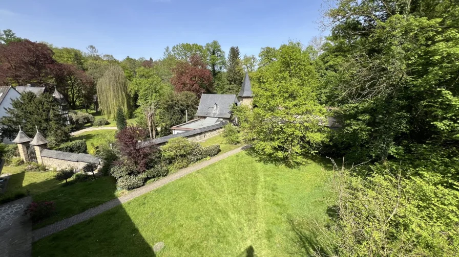 Aussicht von der oberen Terrasse