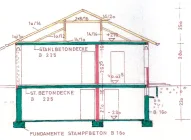 Schnitt Bungalow Ausschnitt