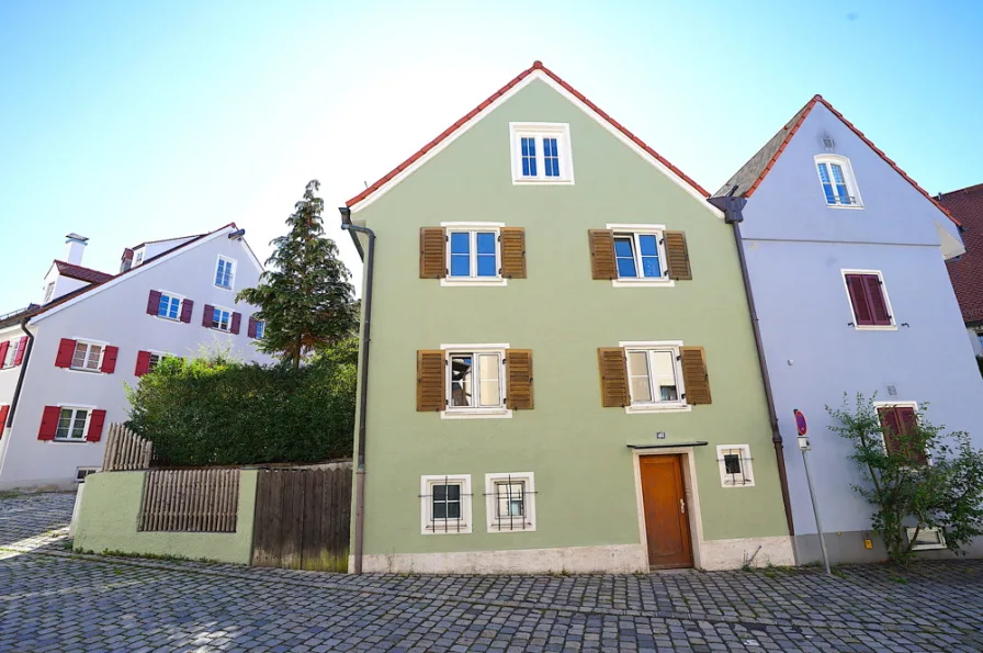 Ansicht Vorderhaus - Haus kaufen in Landsberg am Lech - historische Altstadthäuser