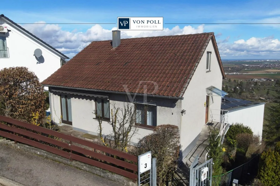 Titelbild Rahmen - Haus kaufen in Gerlingen - Einfamilienhaus in spektakulärer Aussichtslage