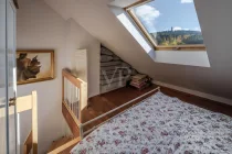 Feldbergblick im Maisonettezimmer