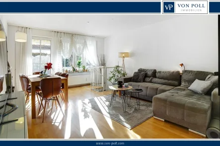 Titelbild - Wohnung kaufen in Ismaning - Modern ausgestattete 4-Zimmer-Garten-Maisonettewohnung in S-Bahn-Nähe