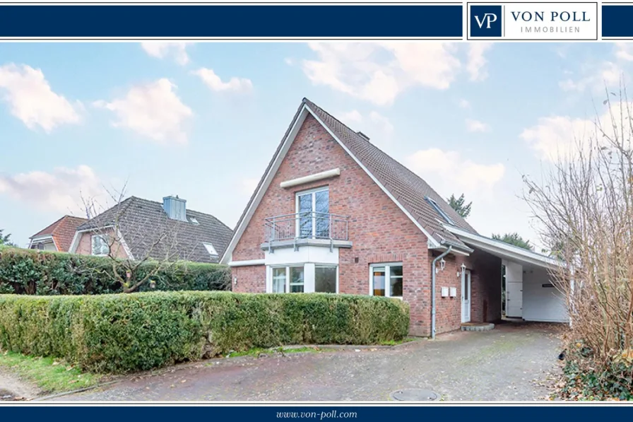 Titelbild - Haus kaufen in Bad Schwartau - RESERVIERT! Freistehendes Einfamilienhaus mit Einliegerwohnung, Carport & Balkon mit guter Bahnanbindung