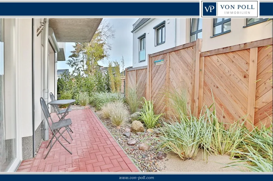 Titelbild - Wohnung kaufen in Timmendorfer Strand - Moderne Erdgeschosswohnung mit kleiner Terrasse & Stellplatz - auf Langzeit vermietet!