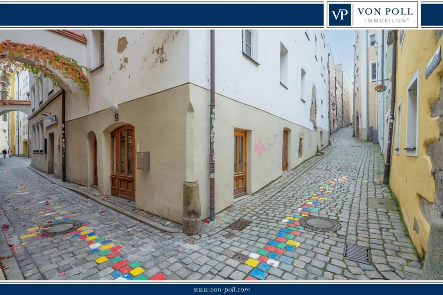  - Wohnung kaufen in Passau - Altstadt - Altbauflair zwischen Rathaus und Residenzplatz: 2-Zi.-Whg. mit Essbereich, Küche und Bad