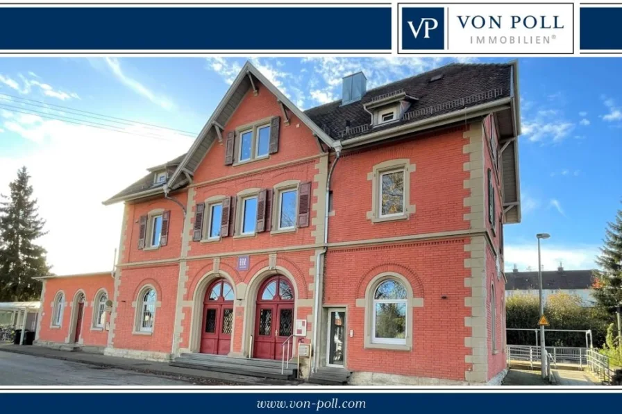 Titelbild - Haus kaufen in Sontheim an der Brenz - Kernsanierter Bahnhof mit attraktiven Mieteinnahmen!