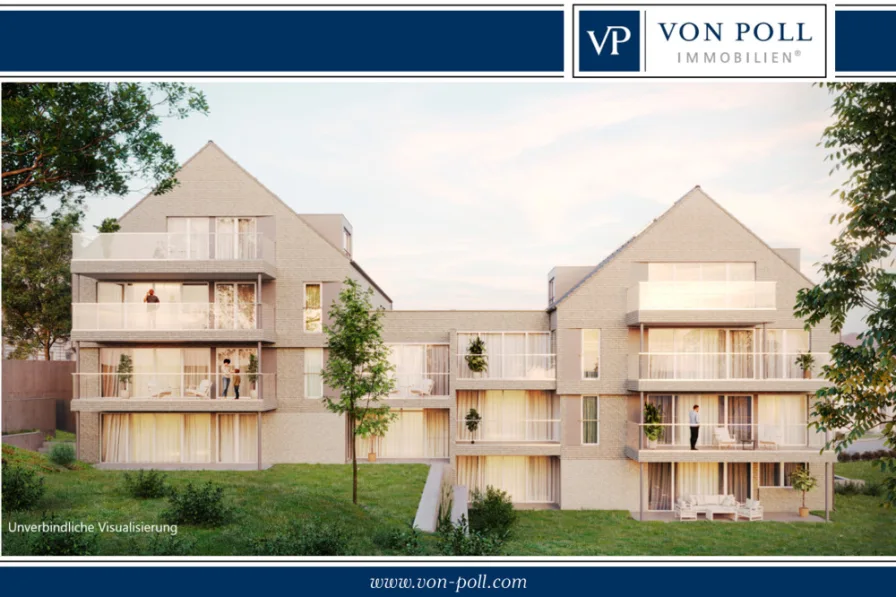 Visualisierung Süd-West - Wohnung kaufen in Remseck am Neckar / Aldingen - Jetzt 5% Afa! Exklusive, klimafreundliche Eigentumswohnung oder Seniorenwohnung. Sie entscheiden!