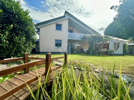 Garten - Haus kaufen in Neuried - Platz für die ganze Familie: Architektenhaus in Neuried