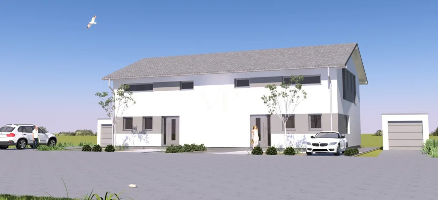  - Haus kaufen in Neuried - 10.000€ Gutschein sichern - Moderne Neubau-Doppelhaushälfte im KfW 40+ QNG Standard