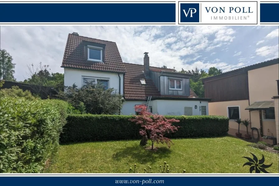 Außenansicht - Haus kaufen in Ansbach - Gepflegtes Einfamilienhaus in gefragter Lage