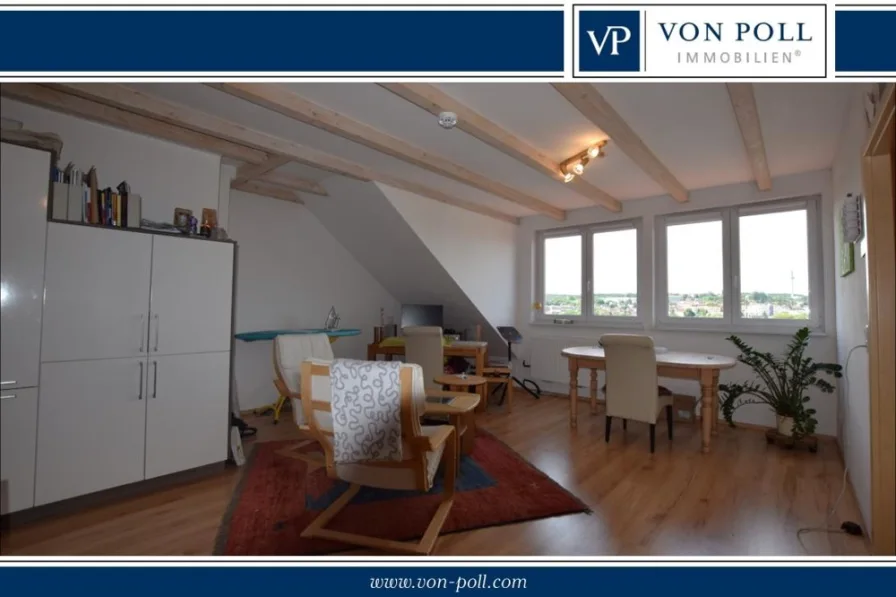 - Wohnung kaufen in Ansbach - 2-Zimmer-Dachgeschosswohnung für Kapitalanleger mit Weitblick