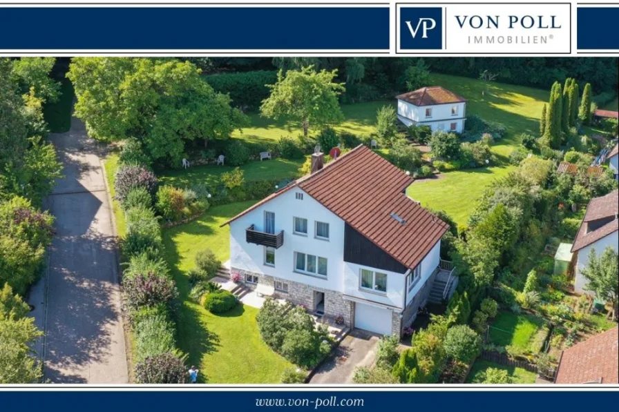  - Haus kaufen in Lichtenau - Reserviert! Gehobenes Architektenanwesen mit traumhaftem Grundstück und Gestaltungspotenzial!