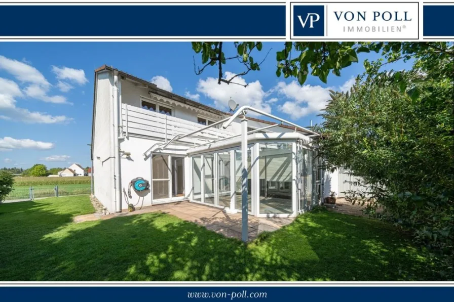  - Haus kaufen in Ansbach - Geräumige Doppelhaushälfte mit Wintergarten, Carport und vielen weiteren Extras