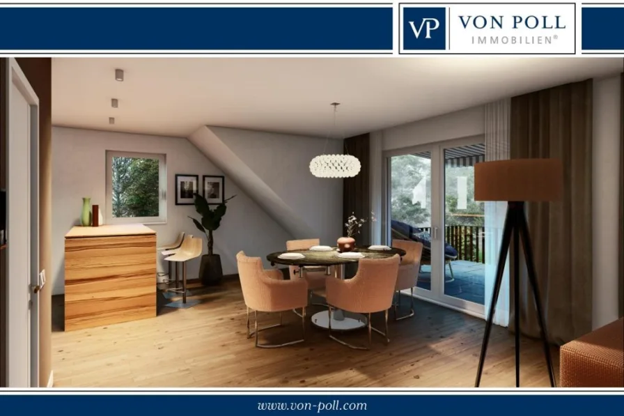 Titelbild  - Wohnung kaufen in Wassertrüdingen - Kapitalanleger aufgepasst! Zukunftssichere 2-Zimmer-Dachgeschoss-Whg zur Vermietung-KfW 40 Standard