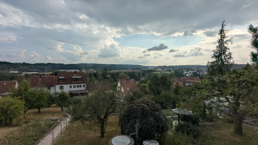 Ausblick vom Wohn,- und Esszimmer