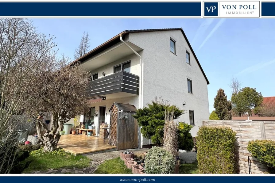  - Haus kaufen in Höchstädt an der Donau - Geräumige Doppelhaushälfte mit Garten und Doppelgarage