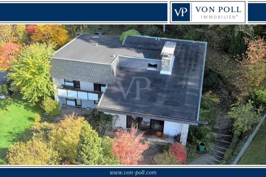 Titel - Haus kaufen in Fulda - Individuelles Architektenhaus auf großem Grundstück mit Potenzial, Feldrandlage