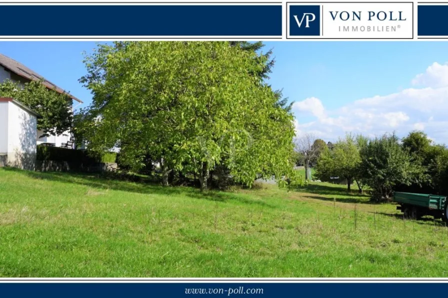 Titelbild - Grundstück kaufen in Flieden - Großes Grundstück in ruhiger, verkehrsgünstiger Lage im Grünen