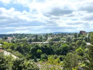 Blick vom Balkon