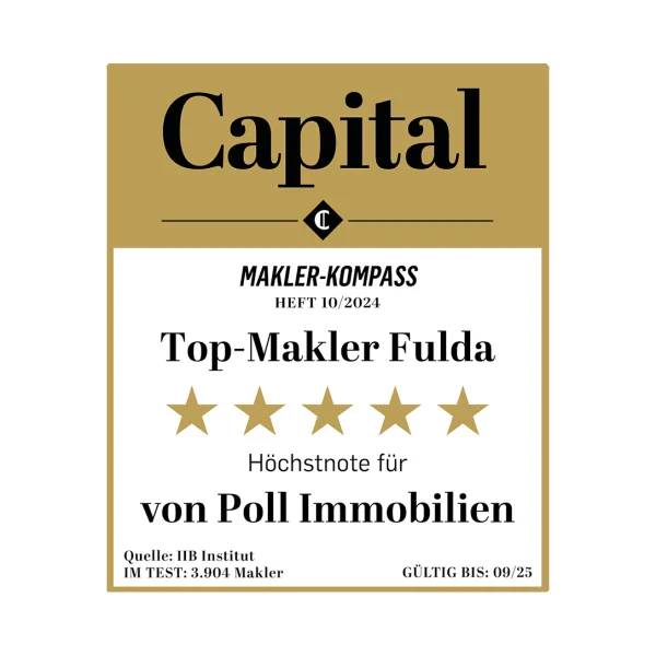 Zum fünften Mal Auszeichnung als Top-Makler Fulda