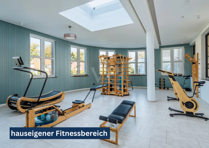 hauseigener Fitnessbereich