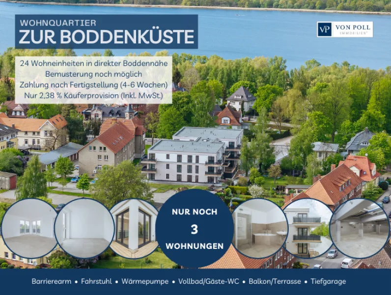 Titelbild - Wohnung kaufen in Ribnitz-Damgarten - Eigentumswohnung in gehobener Ausstattung  | barrierefreies Wohnen an der Boddenküste