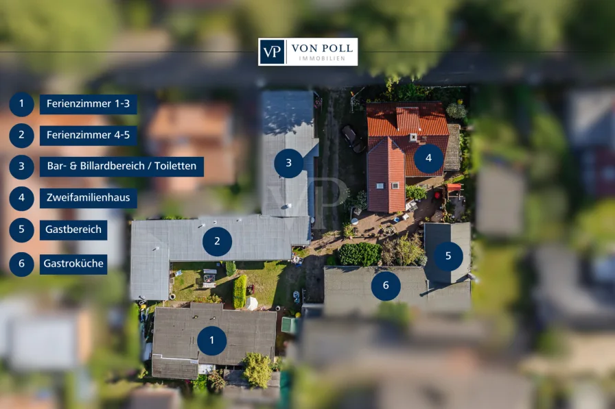 Titelbild - Zinshaus/Renditeobjekt kaufen in Wustrow - Immobilienensemble mit vielseitigen Möglichkeiten | ca. 569 m² Nutzfläche!