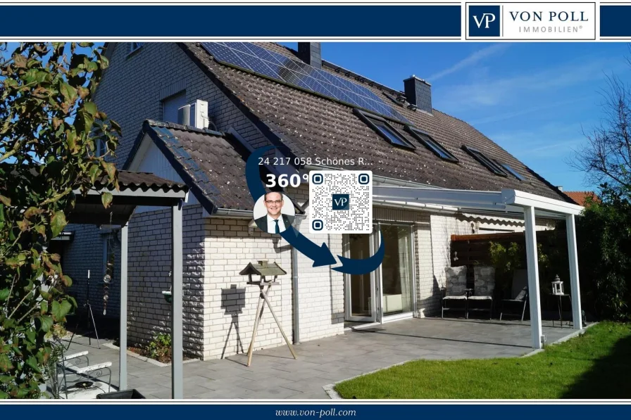 Titelbild 360° Tour - Haus kaufen in Nienhagen - Charmantes Reihenendhaus in guter Lage