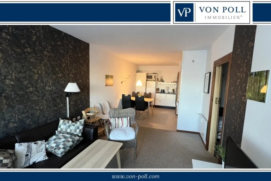 Hah I - Wohnung kaufen in Goslar / Hahnenklee - Möblierte 48 m² Eigentums-/Ferienwohnung mit Balkon im Ferienpark Hahnenklee